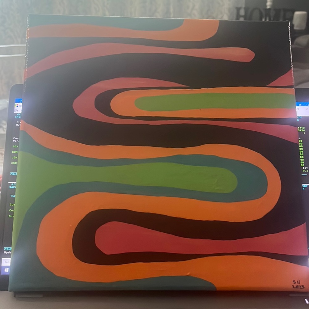 12x12 inch painting